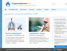 Tablet Screenshot of lungenemphysem.org